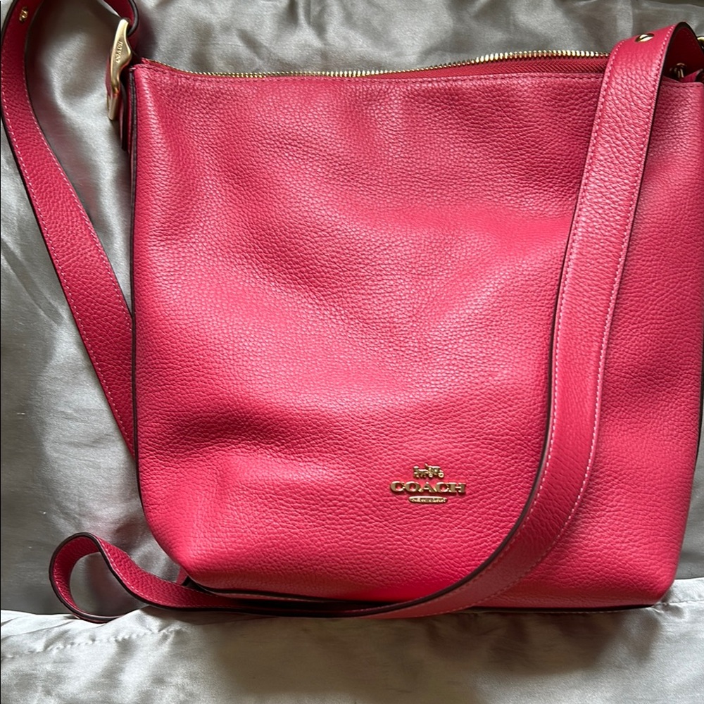 Coach Pink Leather Women's Bag